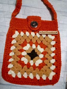 Crochet Sling Bag.