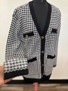 Houndstooth Cardigan