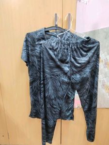 Stylish Printed Night Suit (k)