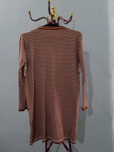 Striped Long Sleeve Dress