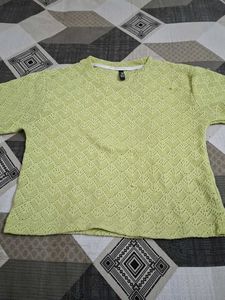 Crochet Knit Top - Casual & Comfy