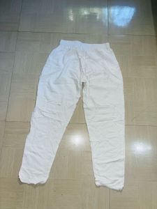 Elegant White &amp; Teal Embroidered Anarkali