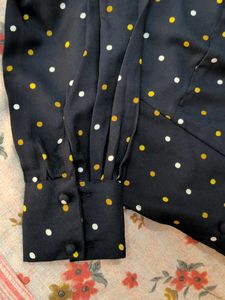 Polka Dot Long Sleeve Top