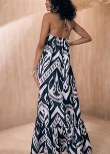 Myntra Unique Halter Maxi Dress