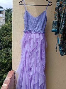 Lavender Ruffle Dress