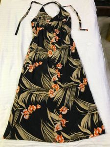 Light Cotton Floral Dress Size Xs