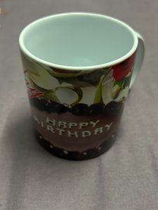 Cute Coffee Mug Duo | Emoji + Happy Bday