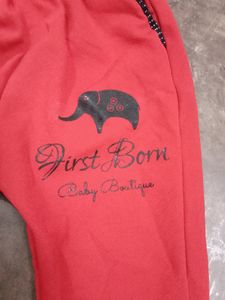 1 To 2 Years Boy Suit Red And Black