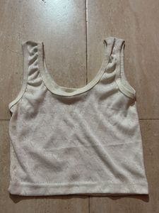 White Heart Tank Top