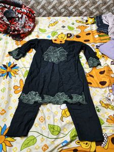 Elegant Embroidered Kurta Set