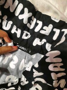 Zudio Black Crop Shirt