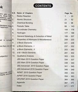 Inorganic Chemistry For Engineering And Medical Entrance Examination