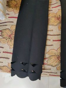 Black Full Sleeve Designer Top