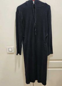 🖤Maxi woolen hoodie dress🖤