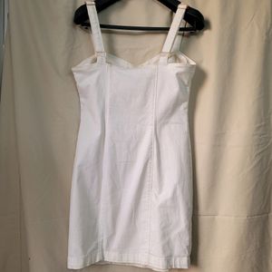 FOREVER 21 White Denim Dress