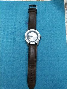 Fastrack Brown Leather Men Watch
