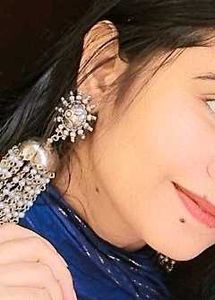 Heena Khan Oxidised Earrings