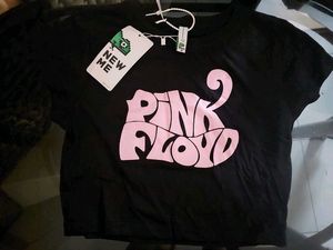 Crew Neck Pink Floyd NewMe Tshirt