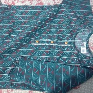 A Very Beautiful Cotton Short Kurti...