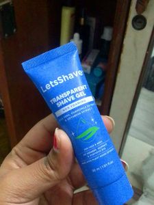 LetsShave Transparent Shave Gel