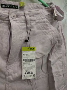 Zudio Lilac Cargo Pant.