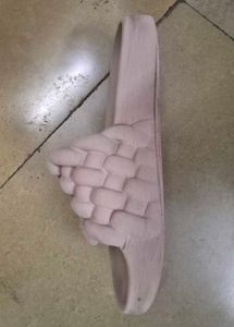 Dusty Pink Comfy Braided Slides
