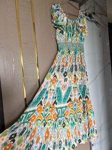 Zudio Colorful Print Maxi Dress