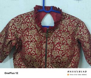 Very Attractive Brocade Blouse