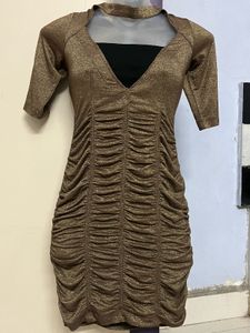 Shimmery Bodycon Mini Dress