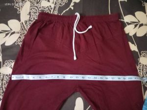 Maroon Casual Pants