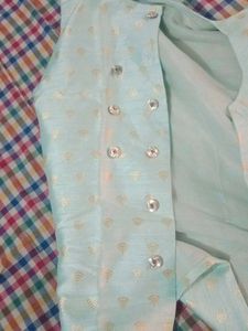 JAWAR CUT ETHNIC WEAR GREEN COLOUR