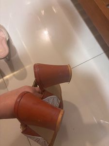 Kanvas Suede Leather Block Heels