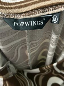 Aesthetic Y2K Brown Swirl Print Flared Pants