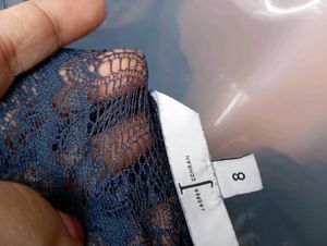 Blue Lace Night Slip