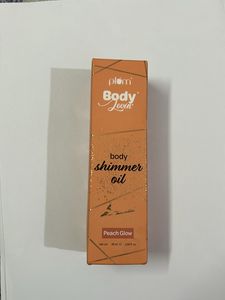 Plum BodyLoving shimmer Oil In PEACH GLOW