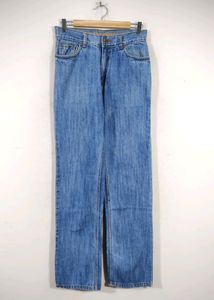 Blue Straight Fit Denim Jeans
