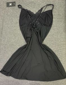 Short Satin Babydoll Chemise