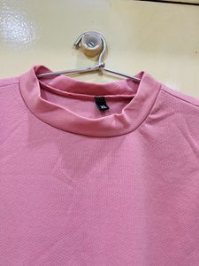 Pink Cropped Tank Top