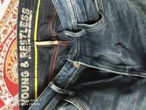 Dark Blue Slim Fit TDU jeans