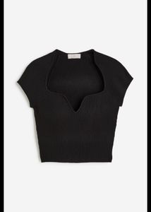 H&amp;M Rib-knit Top (New)