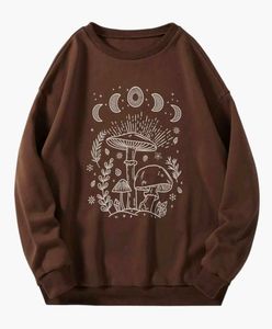 Unisex Drop Shoulder Sweatshirt Oversized Crew Nec