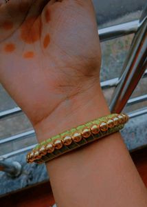 Green Silk Thread Bangles