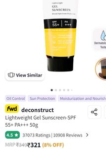Deconstruct SPF 55+ Sunscreen
