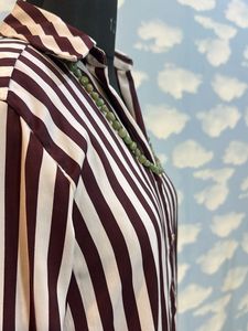 Striped Button-Up Shirt