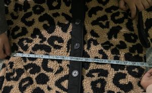 Leopard Print Fleece Jacket