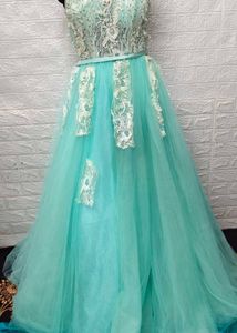 6 Layers Blue Princess Dress/ Ball Gown/ Wedding