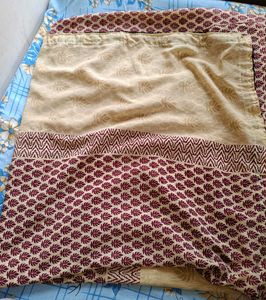 Beautiful Light Silky Cotton Beige Saree🍬