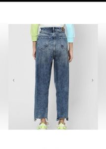 ONLYAcid-Wash Distressed Loose-FitJeans