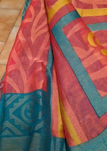 Blue &amp; Teal Patterned Combo Pack Of 2