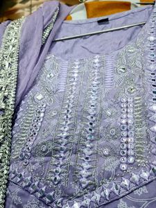 Chic &amp; Comfortable Long Frock Dress with Dupatta
